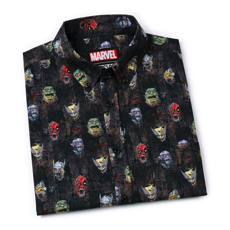 RSVLTS Hangry KUNUFLEX Short Sleeve Shirt in Black — detail 8