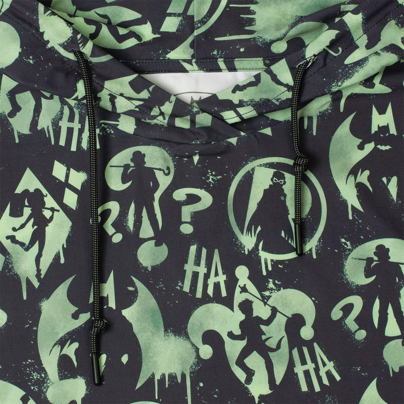 RSVLTS Gotham Graffiti Performance Hoodie in Black — detail 4