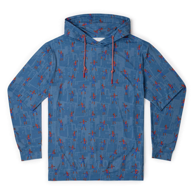 RSVLTS The Meme Performance Hoodie in Blue — front view