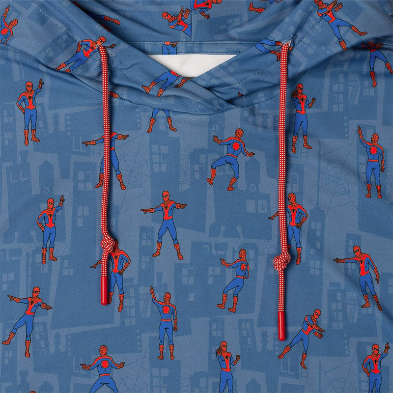RSVLTS The Meme Performance Hoodie in Blue — detail 4