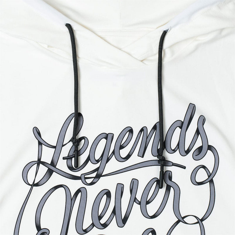 RSVLTS Legends Never Die Performance Hoodie in White — detail 3