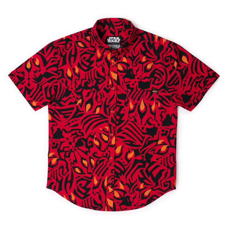 RSVLTS Maul Markings KUNUFLEX Short Sleeve Shirt in Multicolor — detail 5