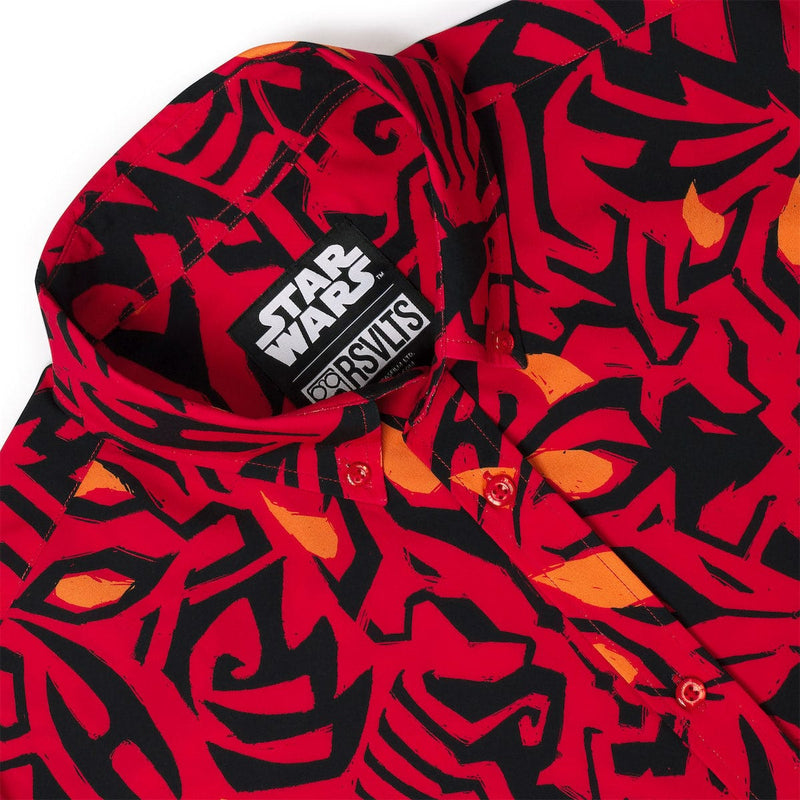 RSVLTS Maul Markings KUNUFLEX Short Sleeve Shirt in Multicolor — detail 7