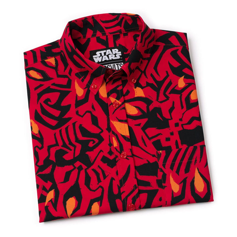 RSVLTS Maul Markings KUNUFLEX Short Sleeve Shirt in Multicolor — detail 8