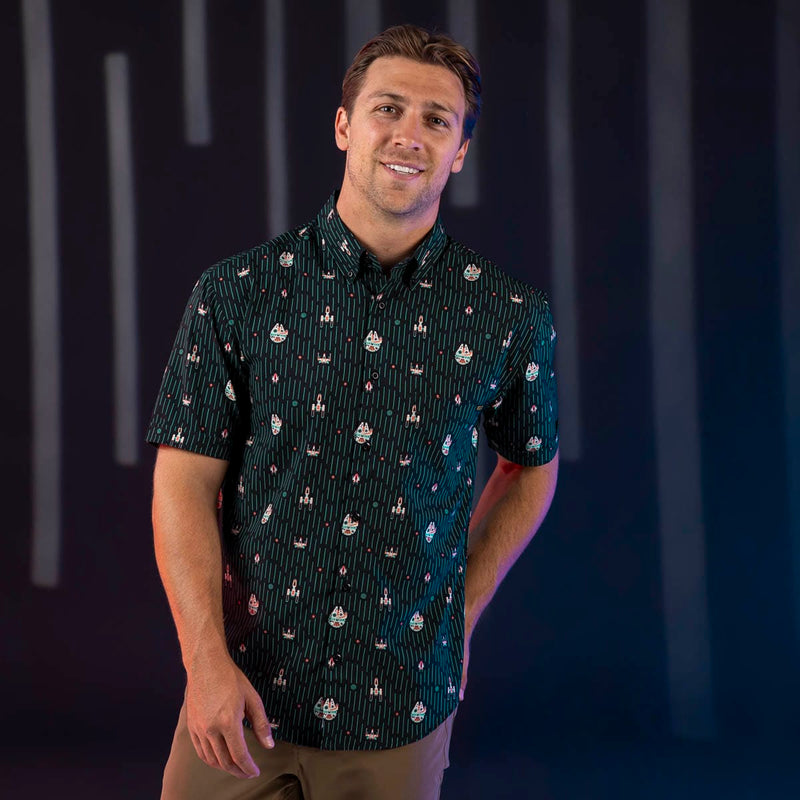 RSVLTS Rebel Rides KUNUFLEX Short Sleeve Shirt in Black — detail 2