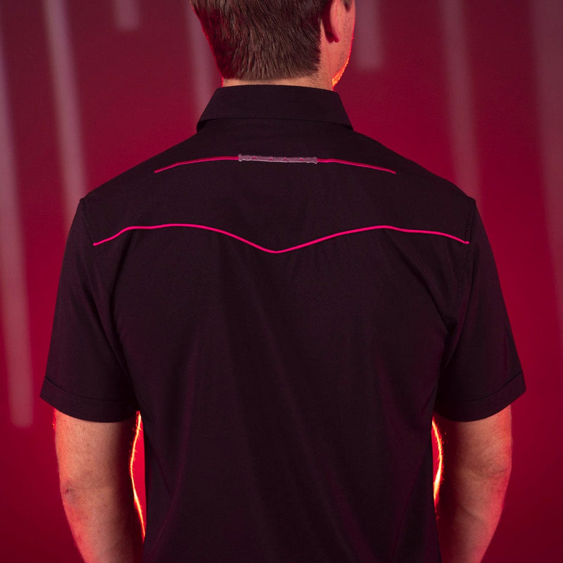 RSVLTS The Menace Roper Short Sleeve Shirt in Black — detail 2