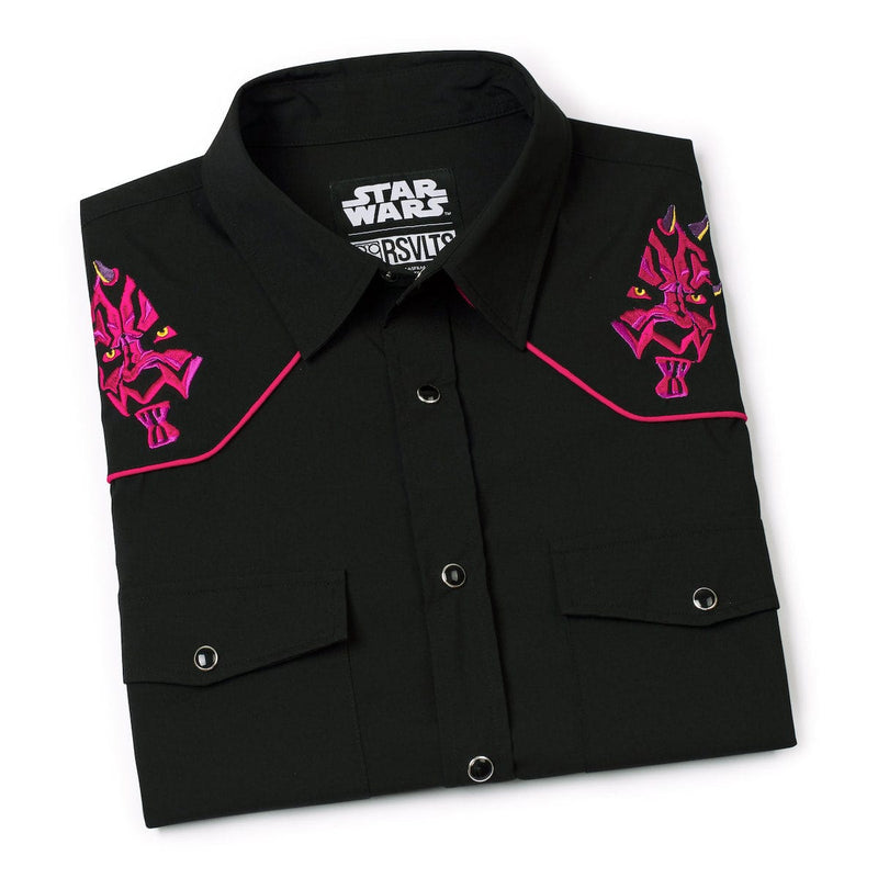 RSVLTS The Menace Roper Short Sleeve Shirt in Black — detail 8