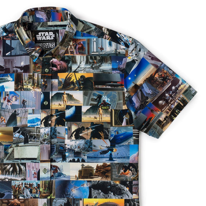 RSVLTS The Art of Wars KUNUFLEX Short Sleeve Shirt in Multicolor — front view
