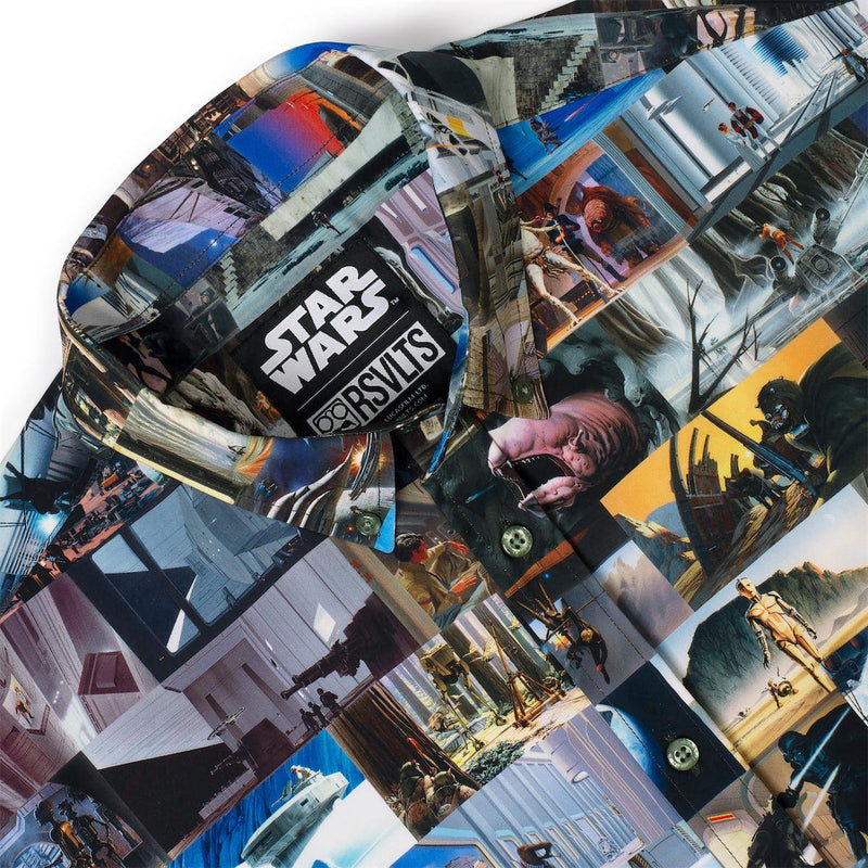 RSVLTS The Art of Wars KUNUFLEX Short Sleeve Shirt in Multicolor — detail 7