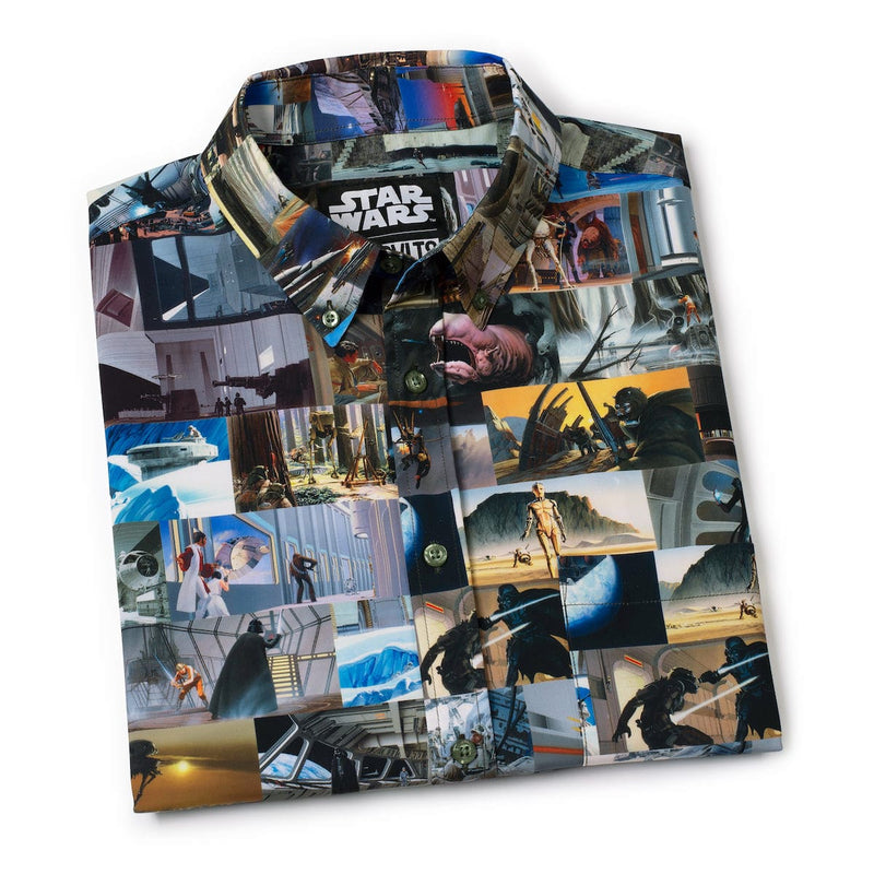 RSVLTS The Art of Wars KUNUFLEX Short Sleeve Shirt in Multicolor — detail 8