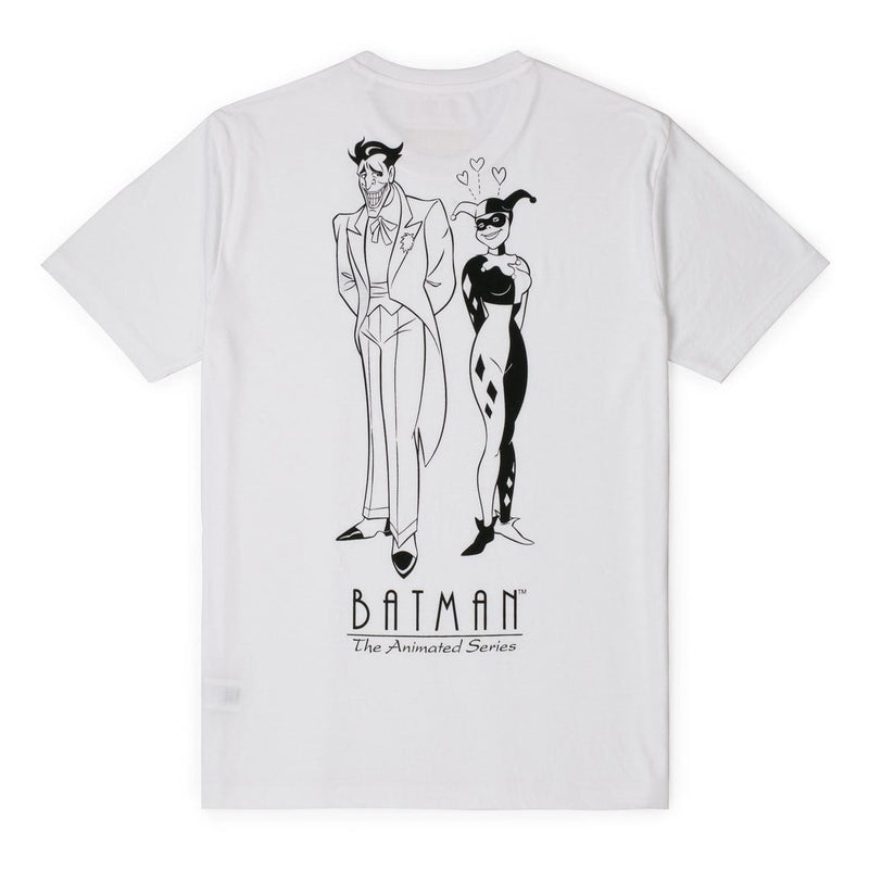 RSVLTS Wild Cards Crewneck Tee in White — front view