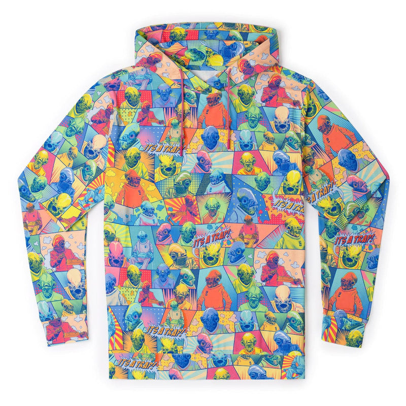 RSVLTS IT'S A TRAP! Performance Hoodie in Multicolor — front view