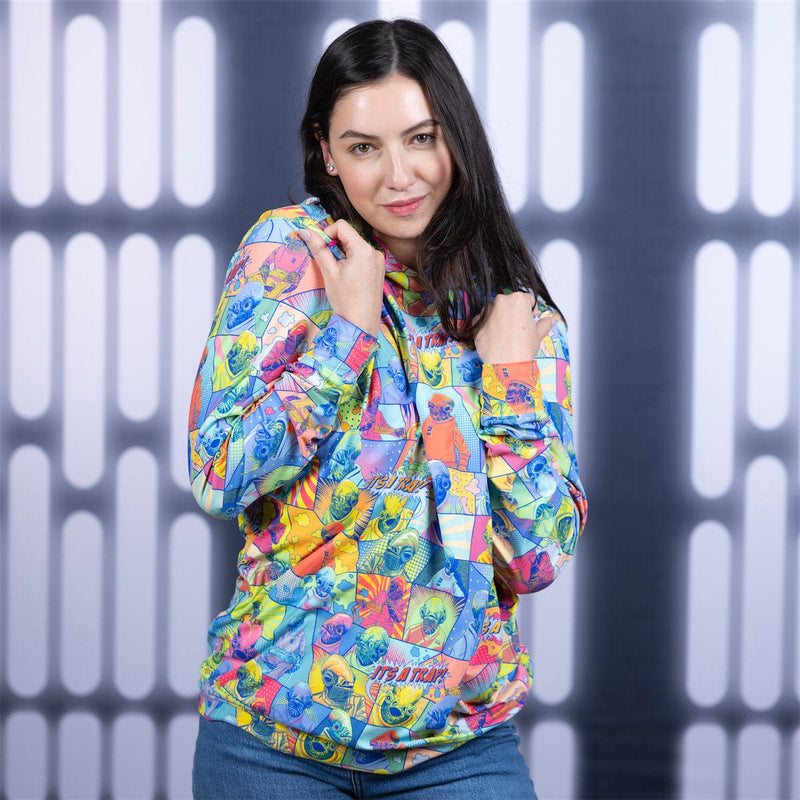 RSVLTS IT'S A TRAP! Performance Hoodie in Multicolor — detail 2
