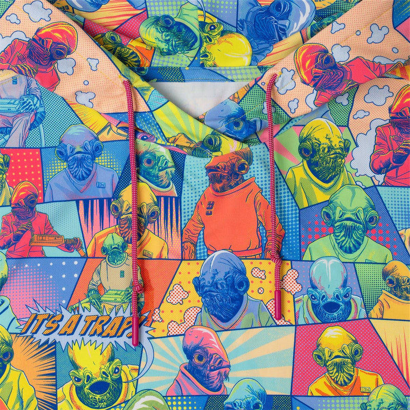 RSVLTS IT'S A TRAP! Performance Hoodie in Multicolor — detail 3