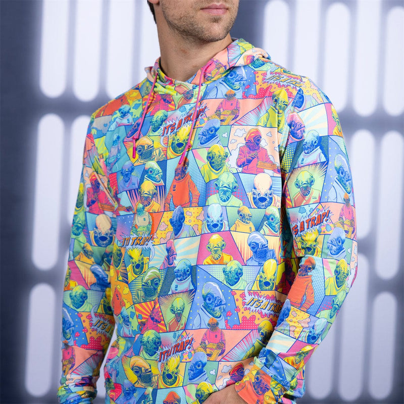 RSVLTS IT'S A TRAP! Performance Hoodie in Multicolor — detail 4