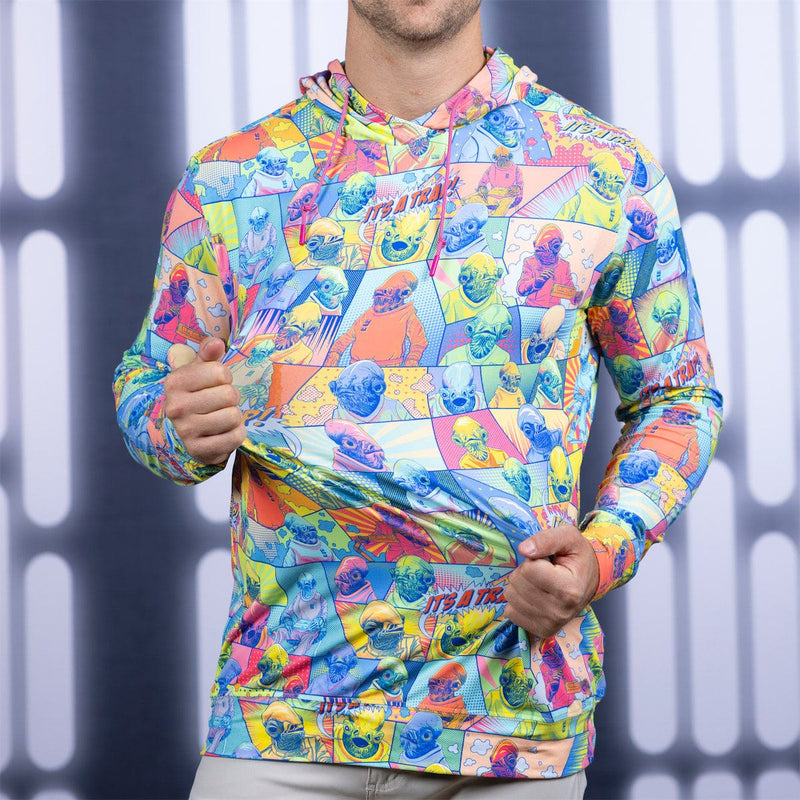 RSVLTS IT'S A TRAP! Performance Hoodie in Multicolor — detail 5
