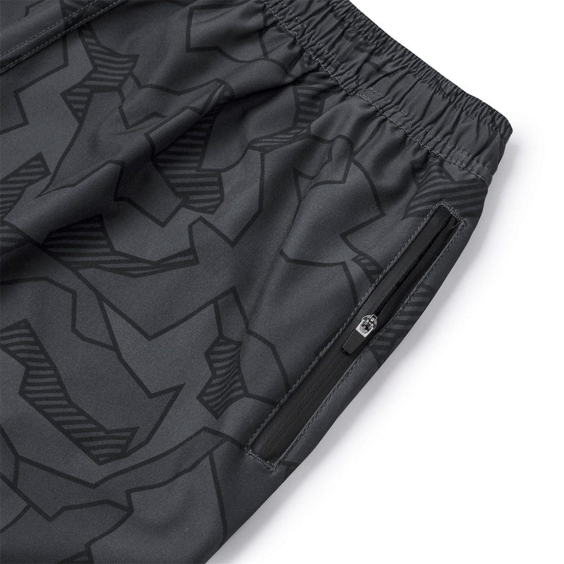 RSVLTS Tectonic V1 Lined Training Shorts in Gray — detail 2