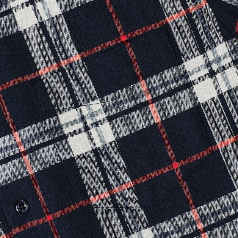RSVLTS Sir Plaidrick Stewart BorlandFlex Long Sleeve Flannel (2024 Fit) in Black — detail 4