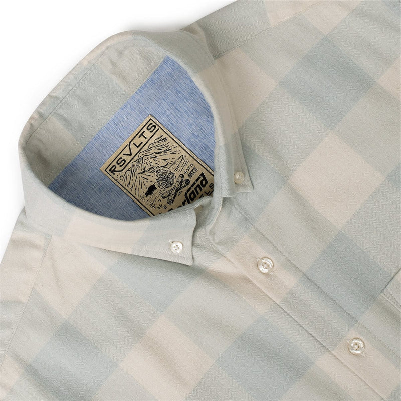 RSVLTS Flandy Warhol BorlandFlex Long Sleeve Flannel (2024 Fit) in Neutral — detail 4