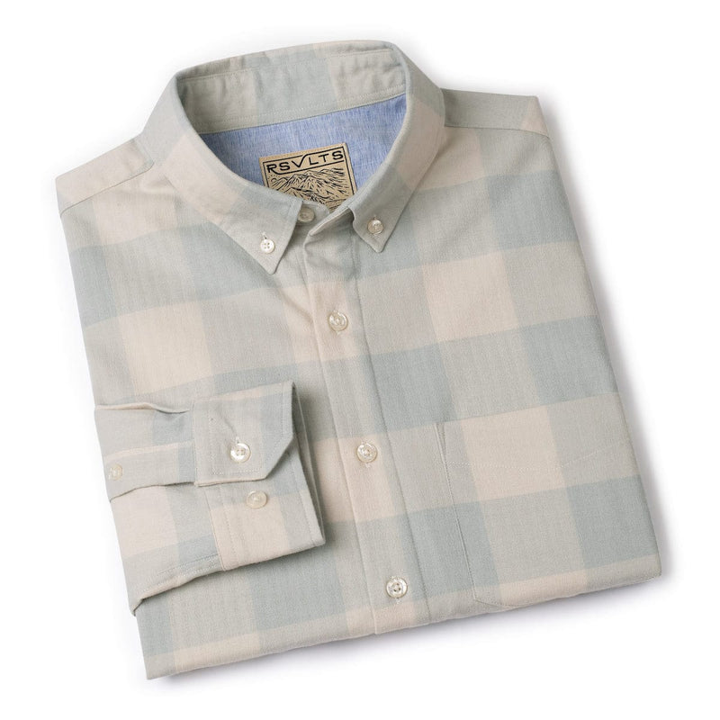 RSVLTS Flandy Warhol BorlandFlex Long Sleeve Flannel (2024 Fit) in Neutral — detail 9