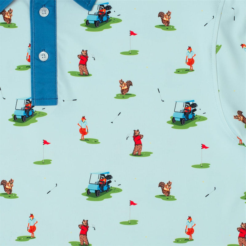 RSVLTS FURRR!!! All-Day Polo in Blue — detail 2