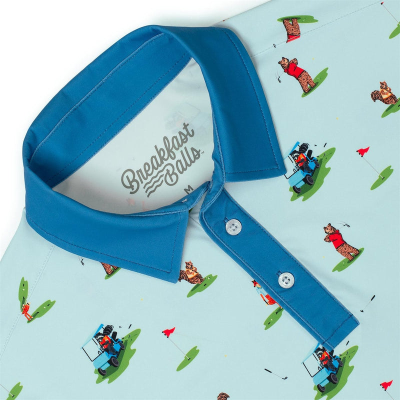 RSVLTS FURRR!!! All-Day Polo in Blue — detail 3