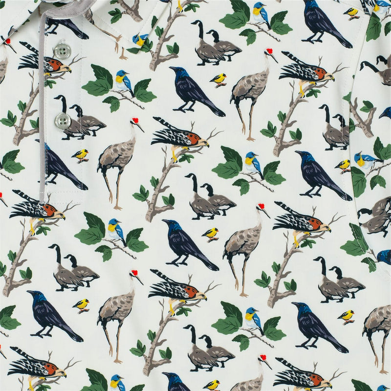 RSVLTS Birdies All-Day Polo in Gray — detail 2