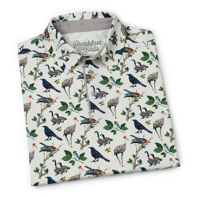 RSVLTS Birdies All-Day Polo in Gray — detail 5