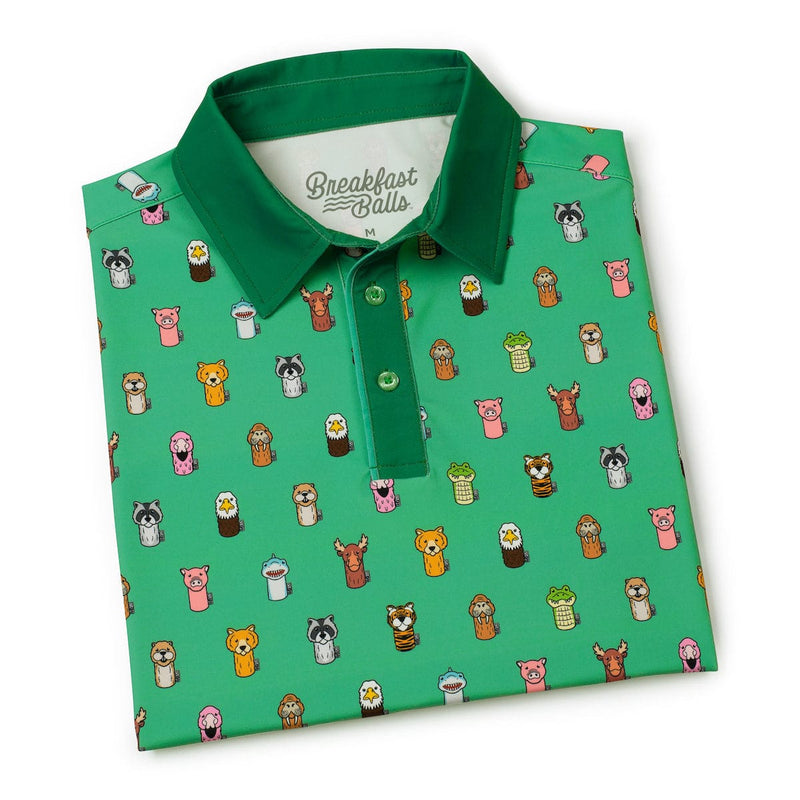 RSVLTS Got You Covered All-Day Polo in Green — detail 5