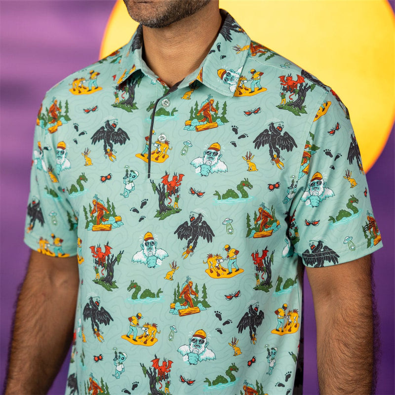 RSVLTS Course Cryptids All-Day Polo — front view