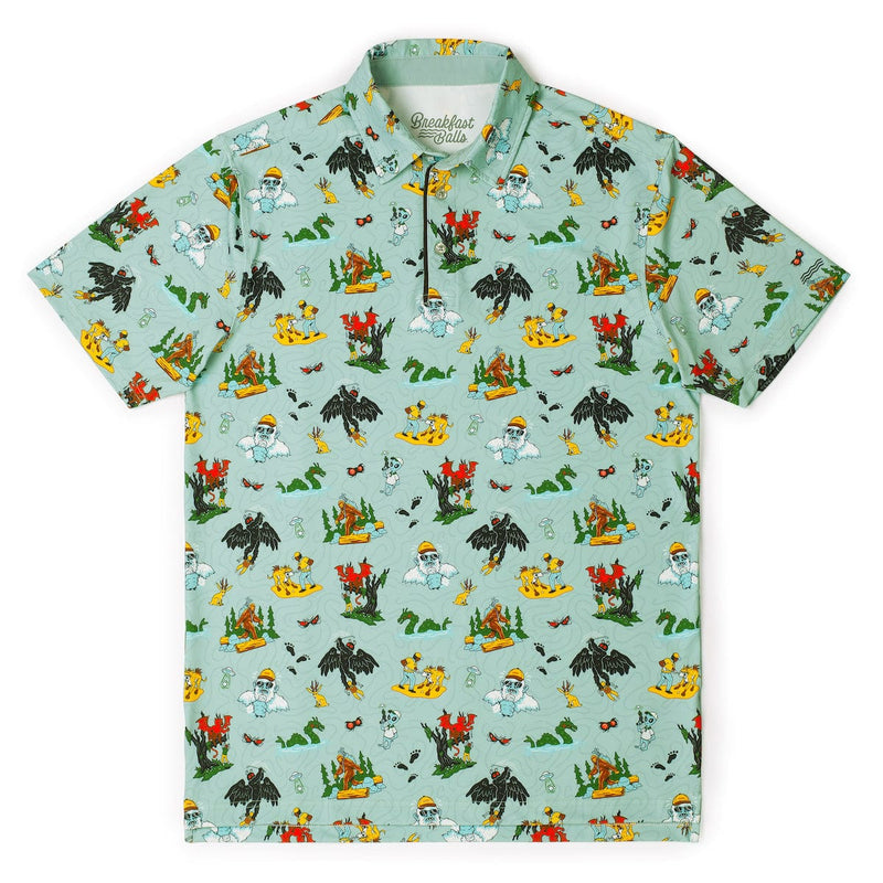 RSVLTS Course Cryptids All-Day Polo in Green — detail 2