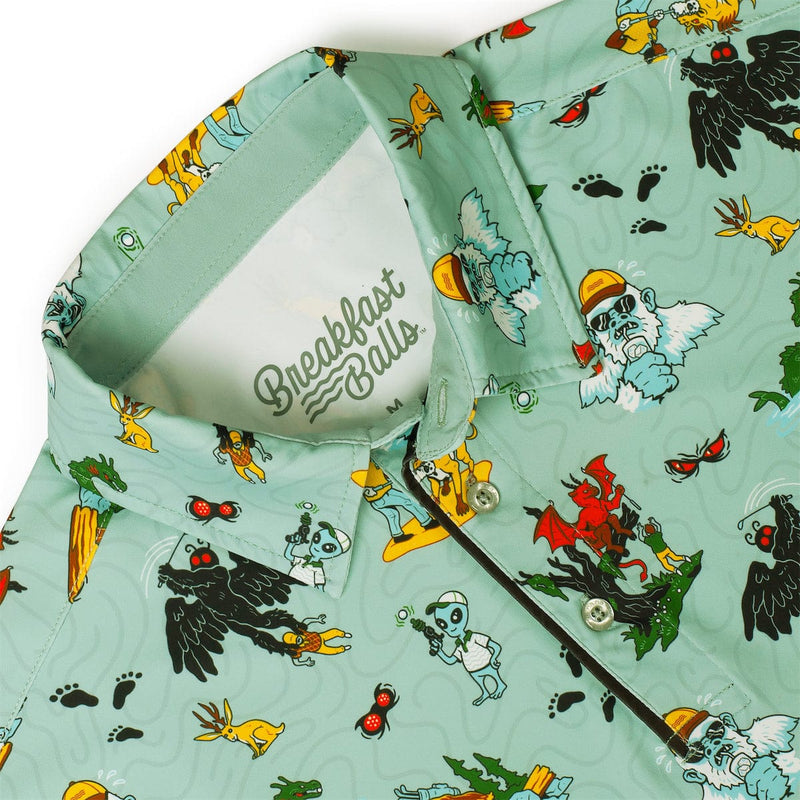 RSVLTS Course Cryptids All-Day Polo in Green — detail 5