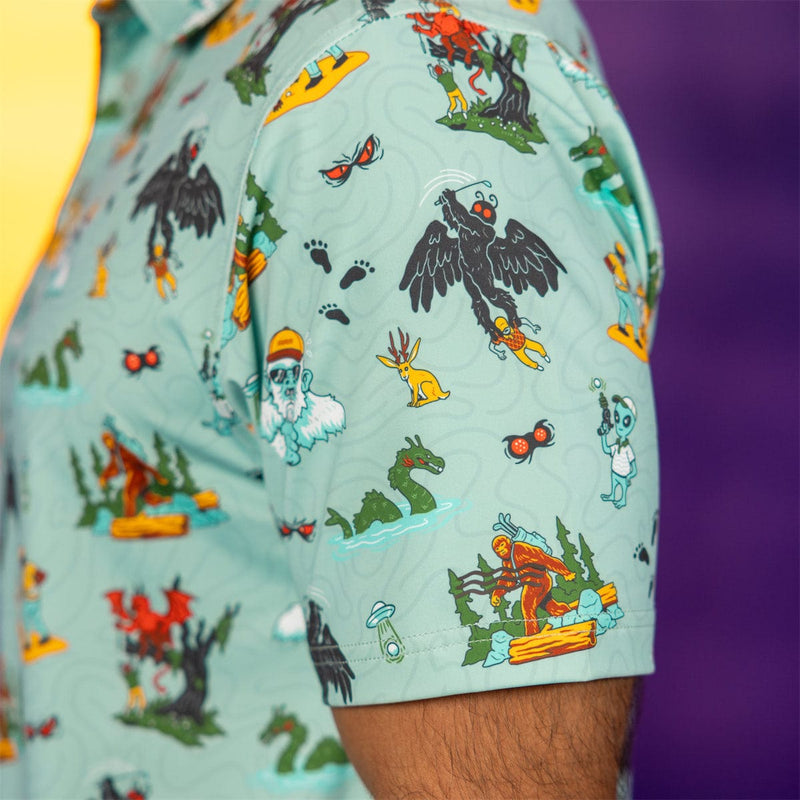 RSVLTS Course Cryptids All-Day Polo in Green — detail 6