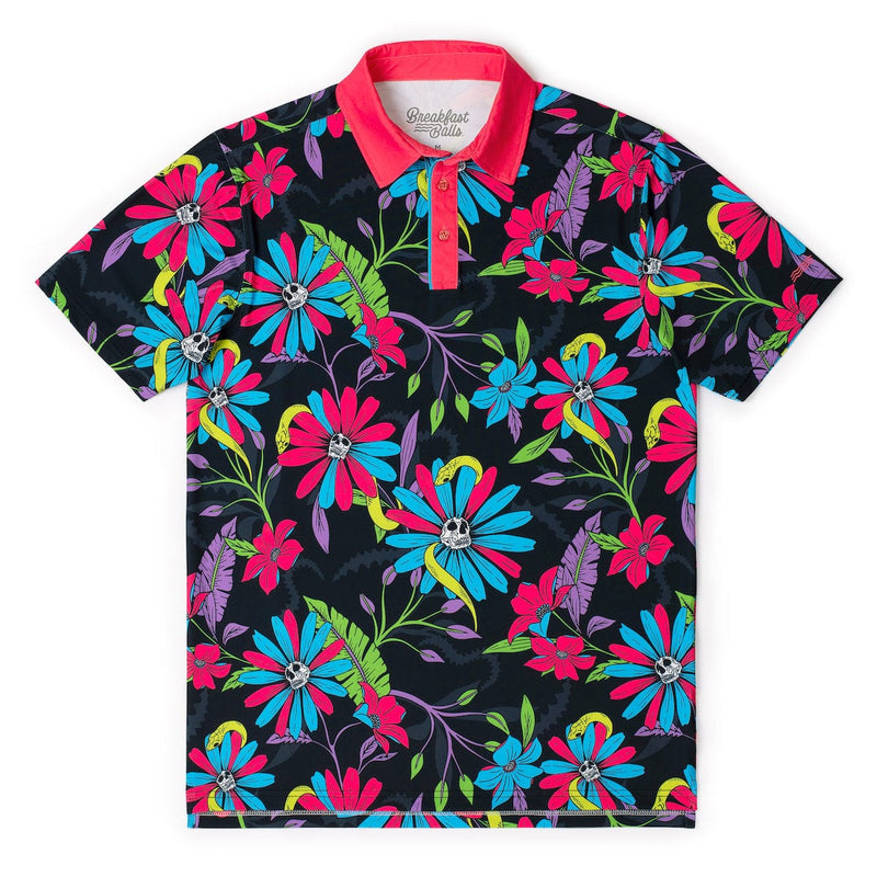 RSVLTS Doom and Bloom All-Day Polo — front view