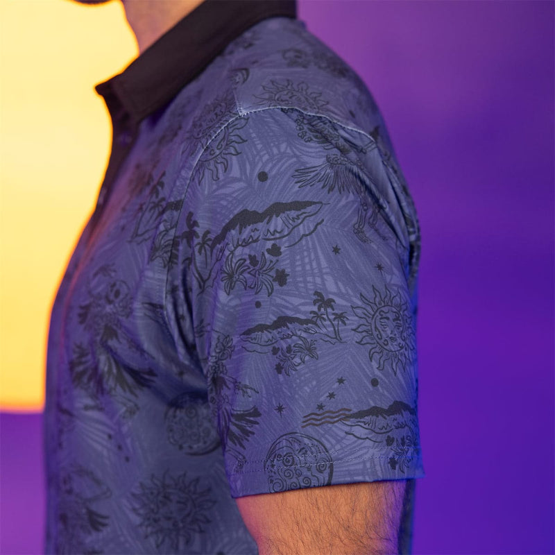 RSVLTS Ghoul-a Dancers All-Day Polo in Black — detail 6