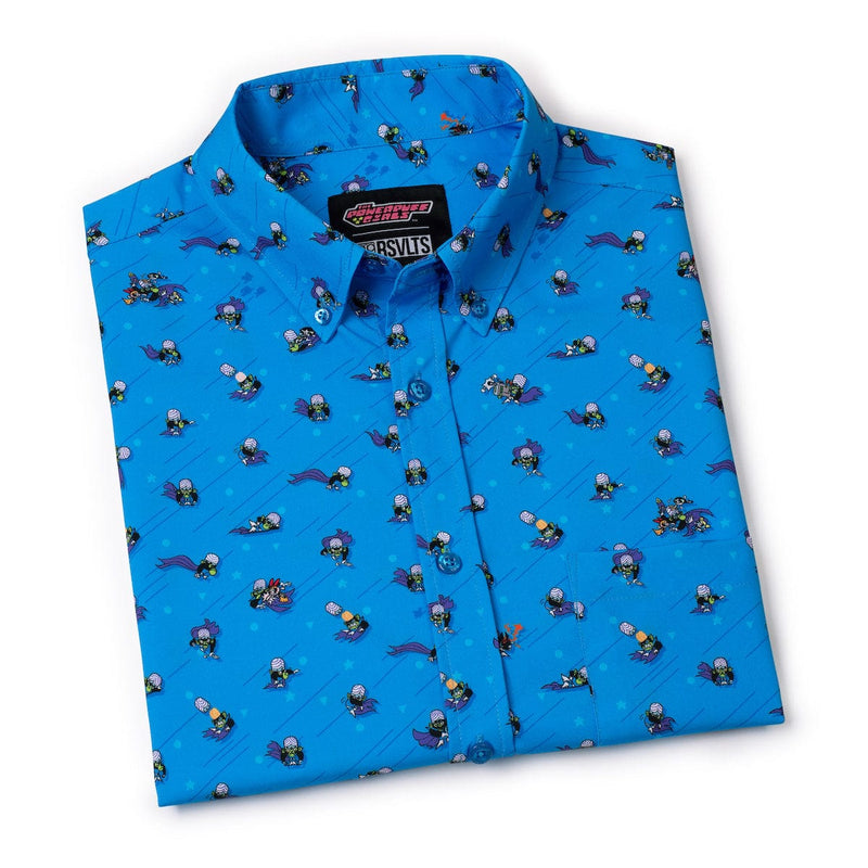 RSVLTS I AM MOJO JOJO KUNUFLEX Short Sleeve Shirt in Blue — detail 4
