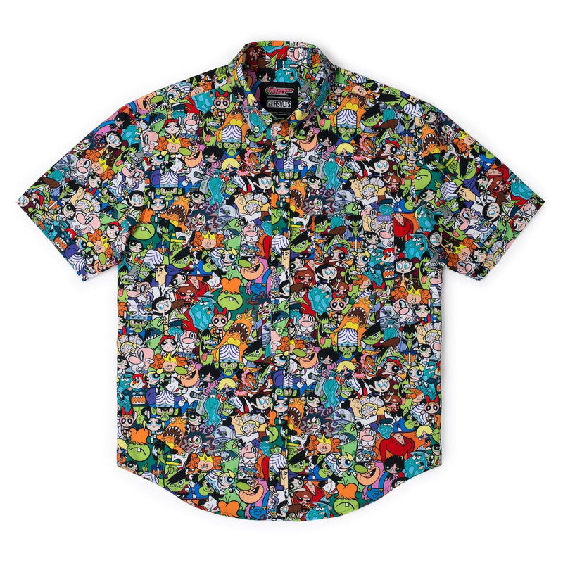 RSVLTS Citizens of Townsville KUNUFLEX Short Sleeve Shirt in Multicolor — detail 5