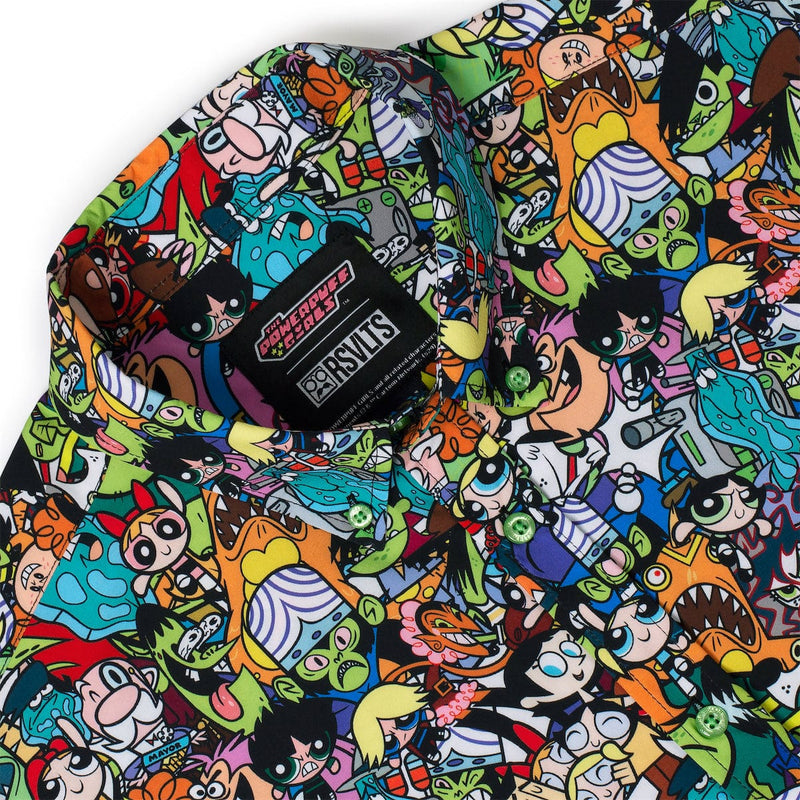 RSVLTS Citizens of Townsville KUNUFLEX Short Sleeve Shirt in Multicolor — detail 6