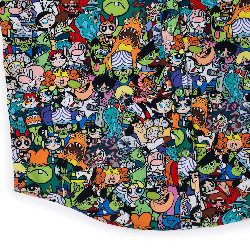RSVLTS Citizens of Townsville KUNUFLEX Short Sleeve Shirt in Multicolor — detail 7