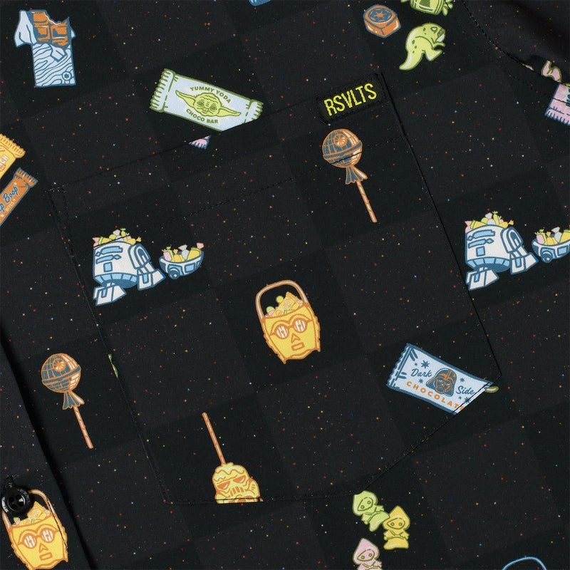 RSVLTS It's a Treat! KUNUFLEX Short Sleeve Shirt in Black — detail 2