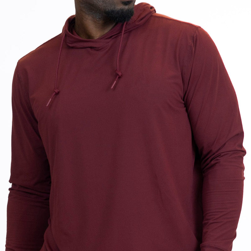 RSVLTS Crimson Cooler Performance Hoodie in Red — detail 5