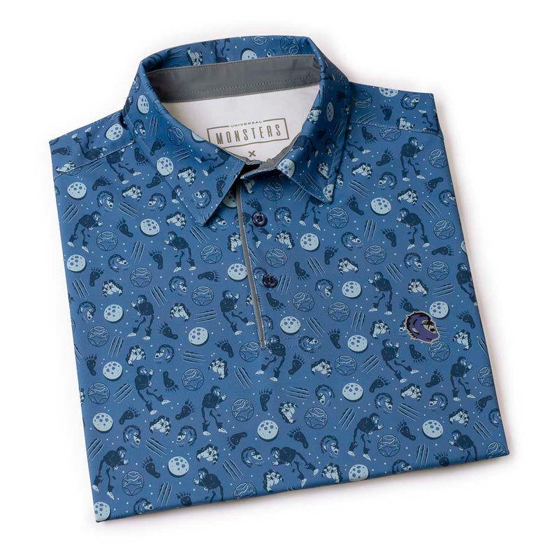 RSVLTS Full Moon Madness All-Day Polo in Blue — detail 8