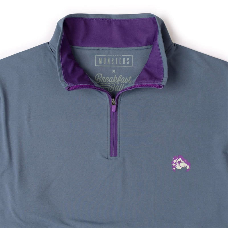 RSVLTS Full Moon Madness Quarter Zip in Purple — detail 6