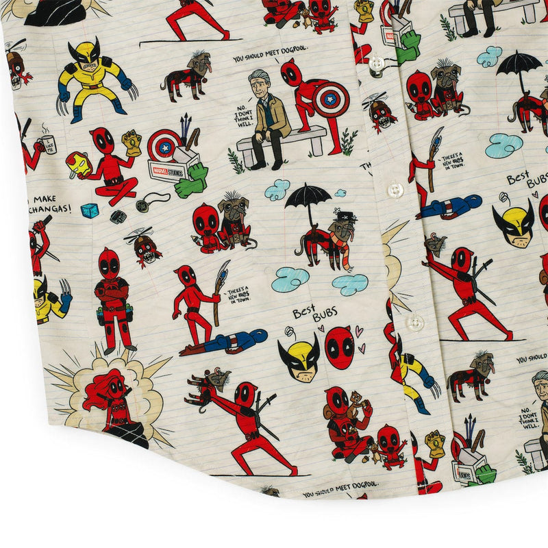 RSVLTS Wade's World KUNUFLEX Short Sleeve Shirt in Multicolor — detail 7