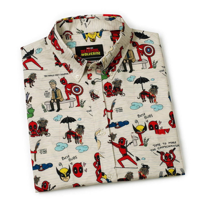RSVLTS Wade's World KUNUFLEX Short Sleeve Shirt in Multicolor — detail 8