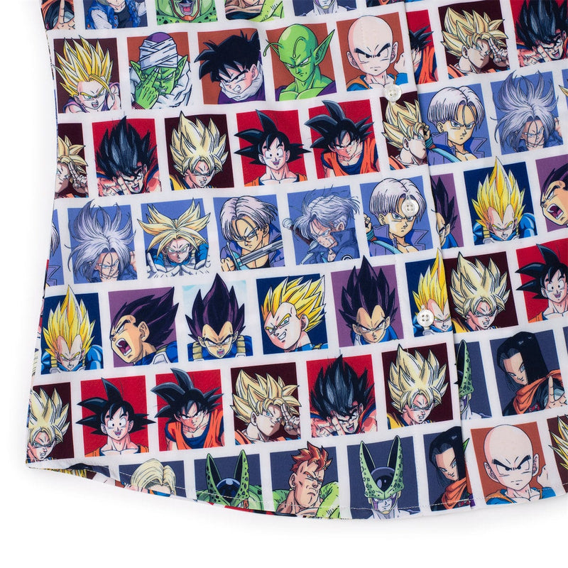 RSVLTS Heroes and Enemies Women's KUNUFLEX Short Sleeve Shirt in Multicolor — detail 4
