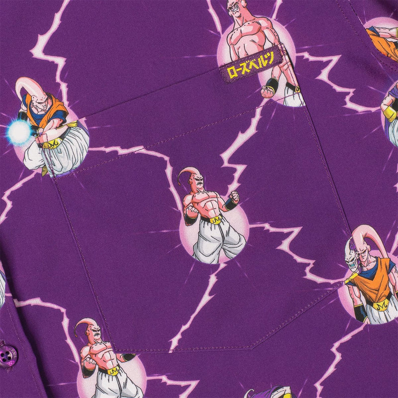 RSVLTS The Many Forms of Buu KUNUFLEX Short Sleeve Shirt in Purple — detail 3