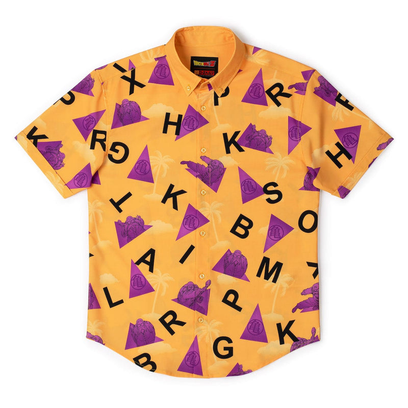 RSVLTS The Turtle Hermit KUNUFLEX Short Sleeve Shirt in Orange — detail 2
