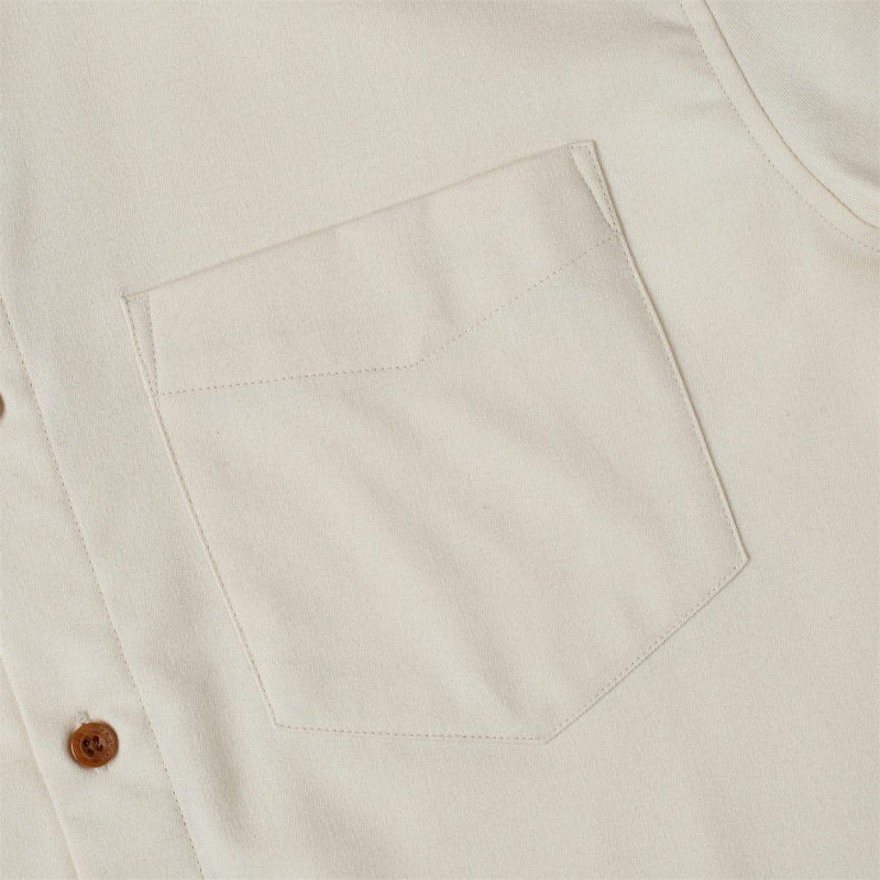 RSVLTS That’s Bone BorlandFlex Long Sleeve Flannel (2024 Fit) in Neutral — detail 5