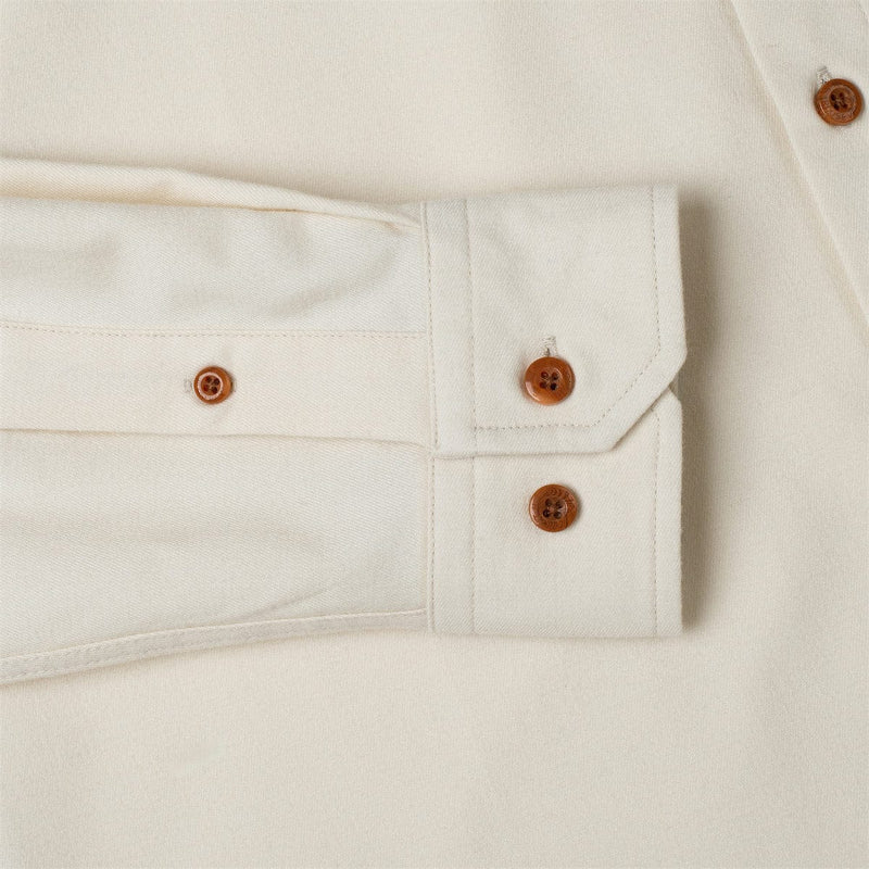 RSVLTS That’s Bone BorlandFlex Long Sleeve Flannel (2024 Fit) in Neutral — detail 6